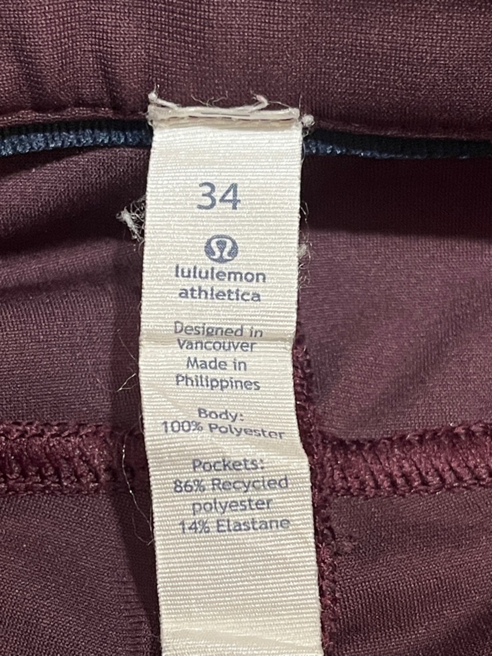 lululemon athletica Men's Maroon Chinos - Picture 8 of 8